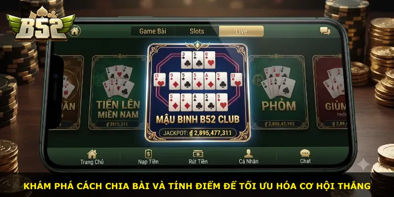 Khám phá cách chia bài và tính điểm để tối ưu hóa cơ hội thắng