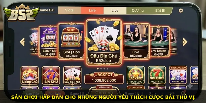 Sân chơi hấp dẫn cho những người yêu thích cược bài thú vị